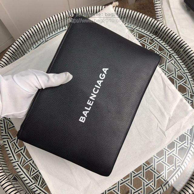 Balenciaga手包 巴黎世家全皮手包 小號黑色手拿包  csbl1058